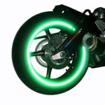 customTAYLOR33 (All Vehicles) Green High Intensity Grade Reflective Copyrighted Safety Rim Tapes (Must select your rim size), 17" (Rim Size for Most SportsBikes) - Image 2