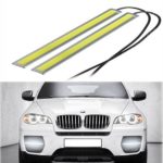 RioRand 2-Piece Waterproof Aluminum High Power 6W 6000K Xenon Slim COB LED Daytime Running Light (White) - Image 2