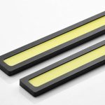 RioRand 2-Piece Waterproof Aluminum High Power 6W 6000K Xenon Slim COB LED Daytime Running Light (White) - Image 3