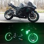 customTAYLOR33 (All Vehicles) Green High Intensity Grade Reflective Copyrighted Safety Rim Tapes (Must select your rim size), 17" (Rim Size for Most SportsBikes) - Image 4
