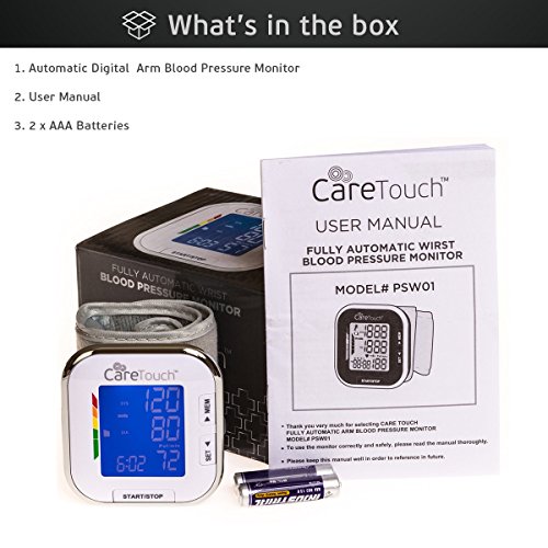 care touch wrist blood pressure monitor manual